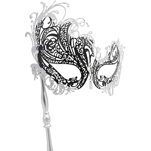 Amazon.com: Honbay 2PCS Decorative Masks Mysterious Fun Lace Masks